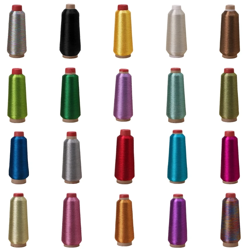 1 шт. швейная машина конусные нити полиэстер оверлок универсальные 20 цветов для