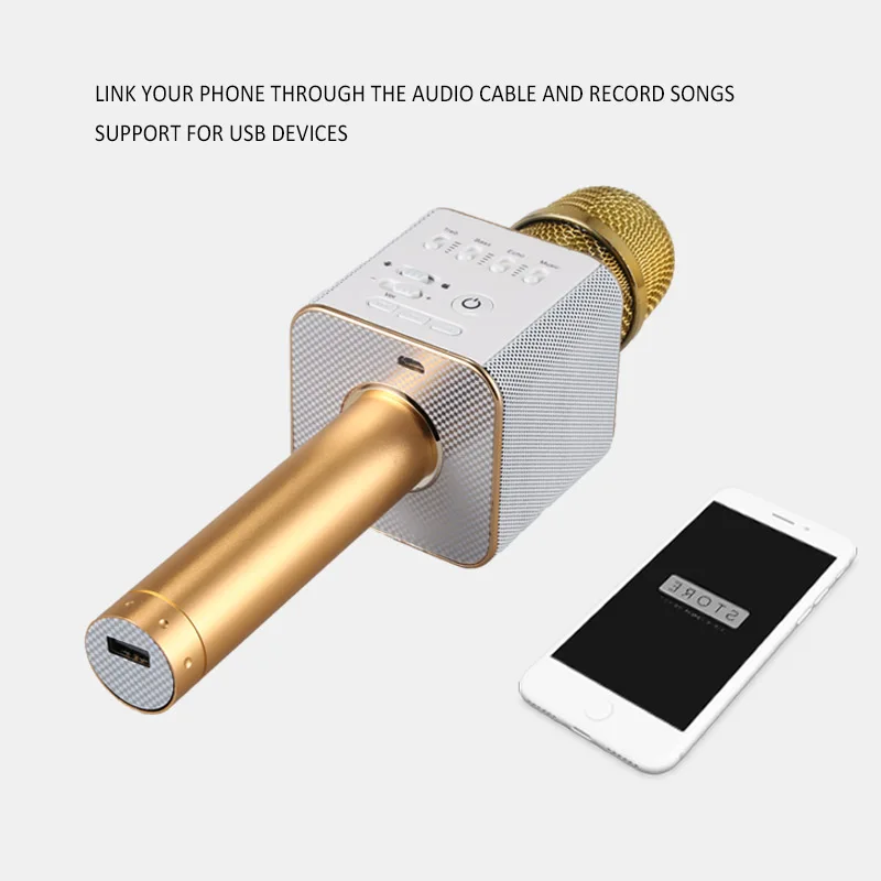 Караоке микрофон беспроводной Bluetooth караоке мобильный портативный КТВ для