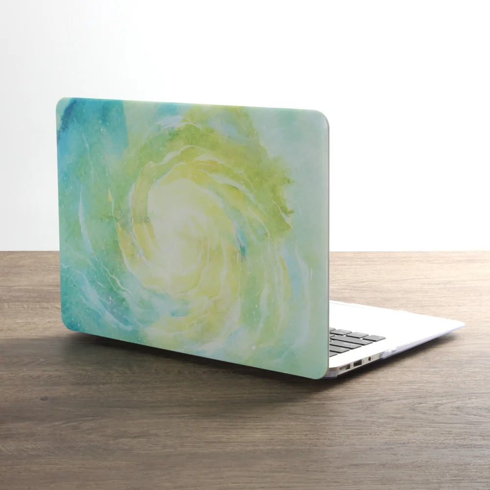 Чехол для ноутбука с абстрактными масляными рисунками для MacBook Air Pro retina 11 12 13 15 дюймов с сенсорной панелью+ чехол для клавиатуры
