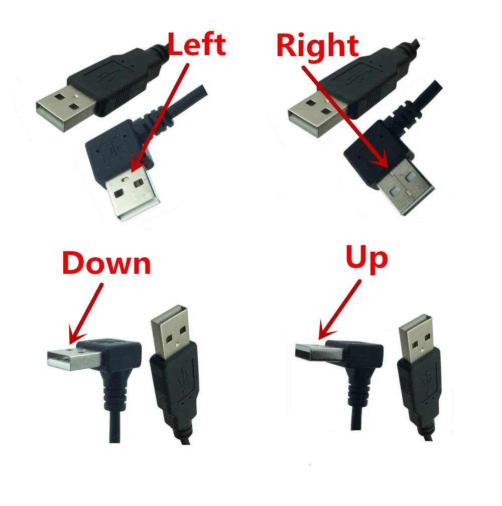 

USB-USB кабель типа A папа-папа USB 2,0 Угловой удлинитель для радиатора жесткий диск USB 2,0 локтевой кабель удлинитель 25 см