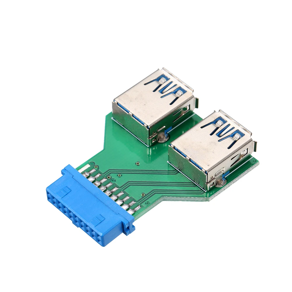 Адаптер для подключения материнской платы на два порта USB 3 0 19/20