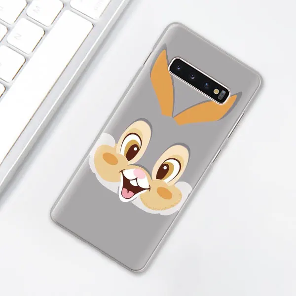 004 Бэмби Thumper чехол для телефона для samsung Galaxy S10e S10 плюс S7 S8 S9 Plus, Note 8, 9, 10, плюс M10 M20 M30 жесткий чехол Coque - Цвет: 004