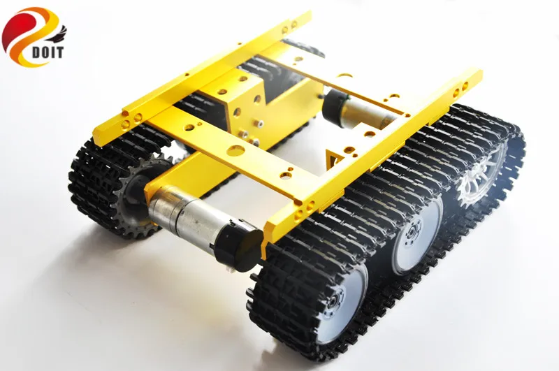 TP100 гусеничный Танк шасси Робот Модель автомобиля конкурс гость Выпускной дизайн