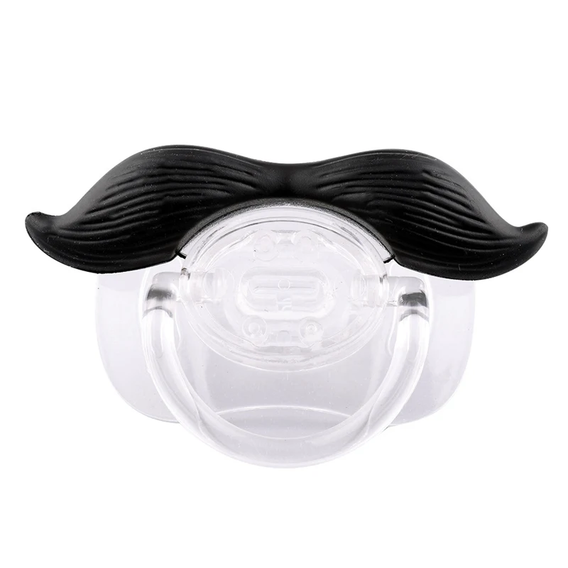 Забавная Соска пустышка для малыша Прорезыватели зубов Новинка малышей с усами