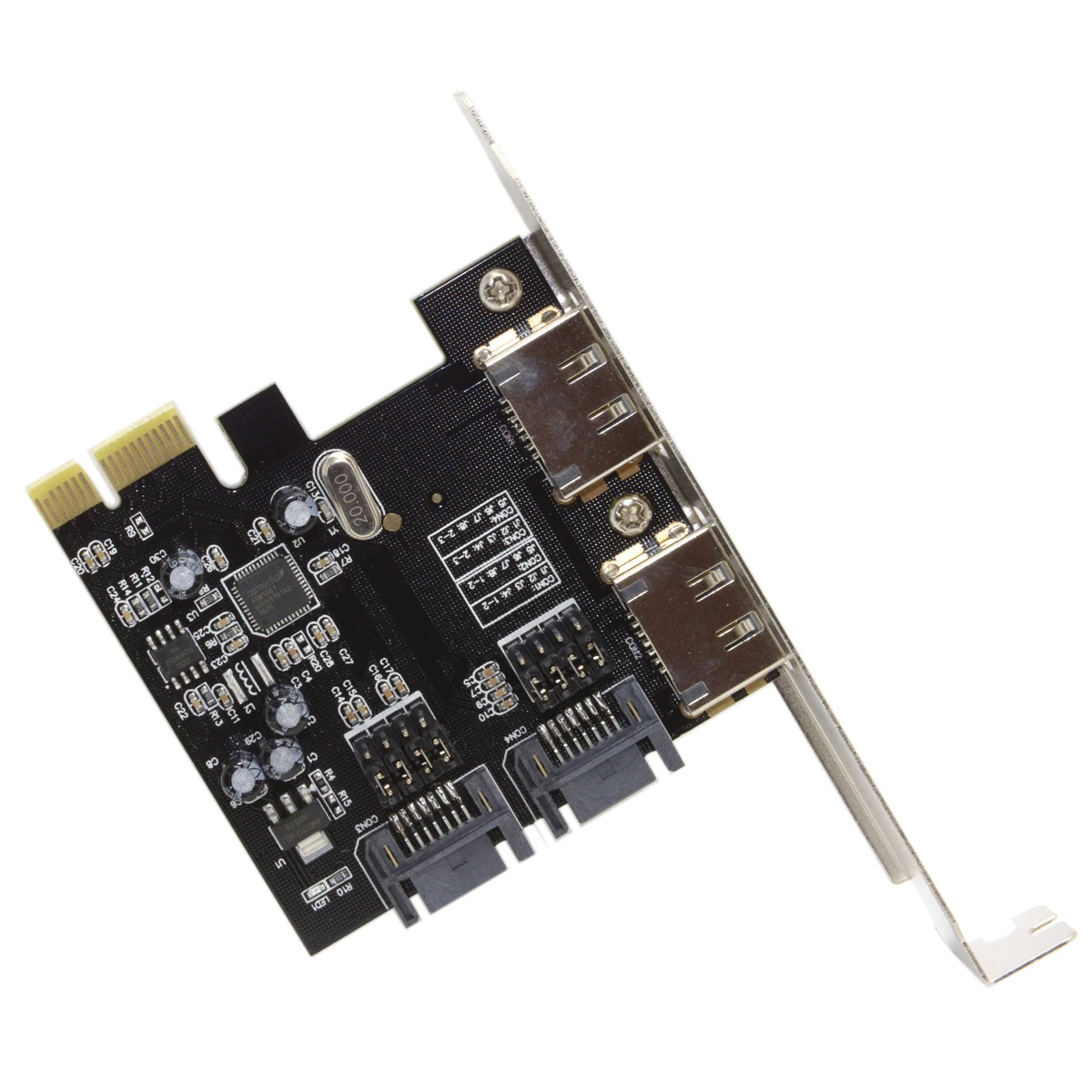 Плата расширения PCI-E на 4 порта SATA 3 0 ESATA PCIE SATA3 6 Гбит/с | Компьютеры и офис