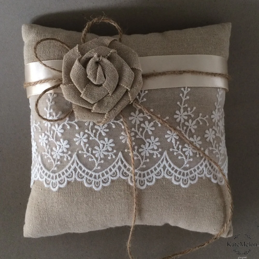 4 шт./компл. свадебное кольцо подушка кружевное белье украшение сделай сам