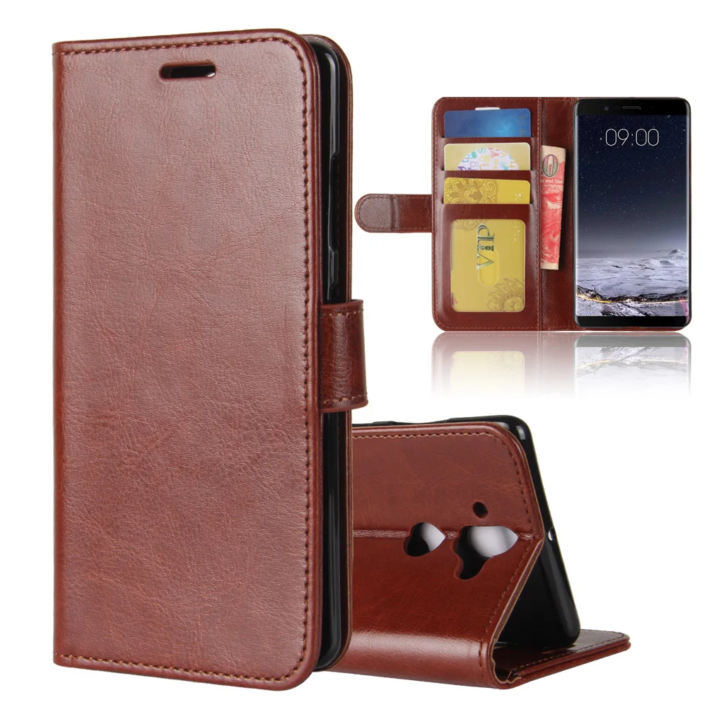 Брендовый кожаный чехол бумажник gligle R64 с узором для Nokia 8 sirocco защитный