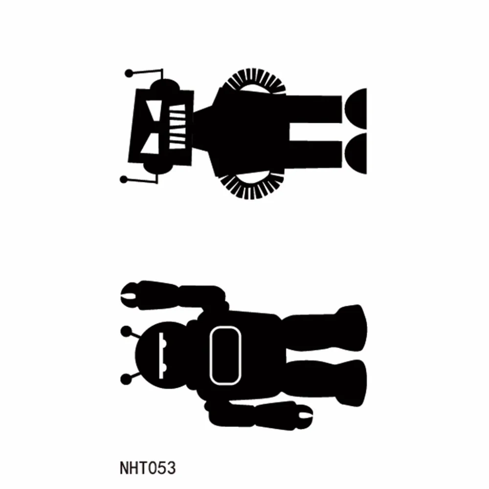 Водостойкая Временная тату наклейка астронавт робот для девочек женщин мужчин