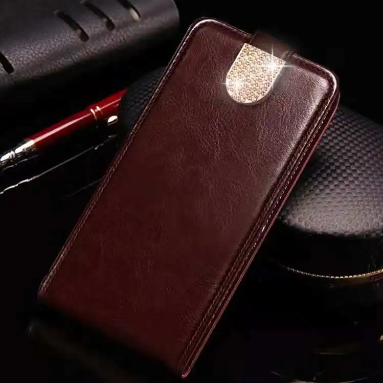 Brown With diamond Из искусственной кожи(полиуретан) с откидной крышкой для Huawei P20 P10 Lite Y9 Y5 Y6 Y7 Prime P Smart коврики 20 10 Honor 8 9 8X 7X 6C 7A 7C Pro крышка - Цвет: Brown With diamond