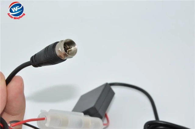 Автомобильная цифровая ТВ антенна DVB T ISDB активная с усилителем разъем F для