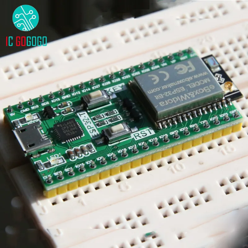 ESP32 Bit модуль + макетная плата Bluetooth 4 2 совместимый для ESP 32S WI FI доска ESP32S