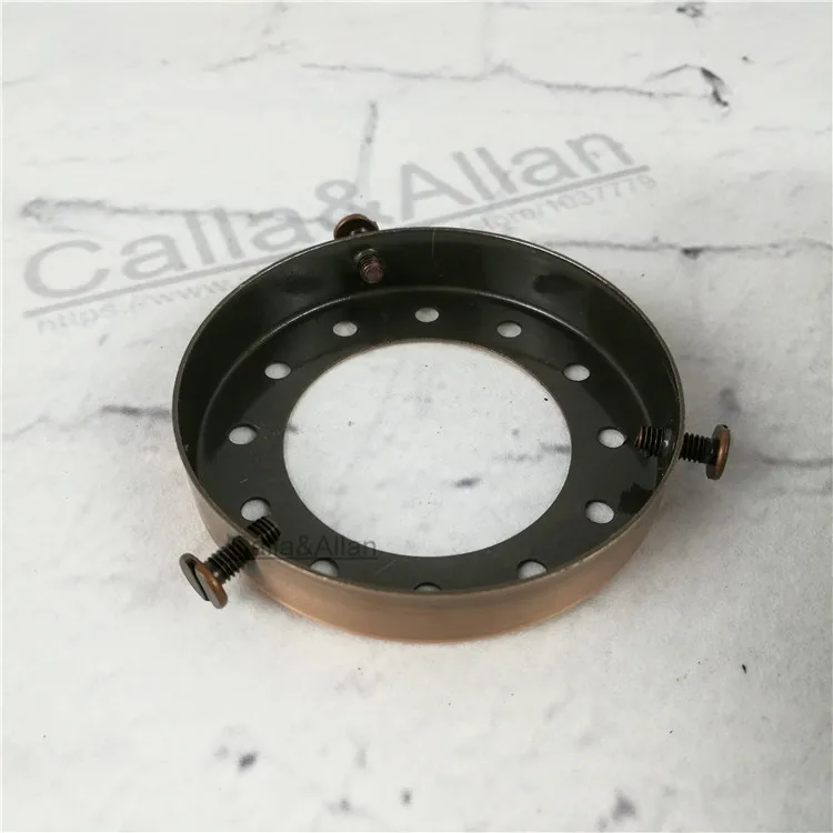 2 шт./партия D68mm* H13mm кольцо для крепления рассеивателя, железные 8 цветов тенты чашки винтажные железные каркасы абажуров DIY светоотражающий абажур фиттеры