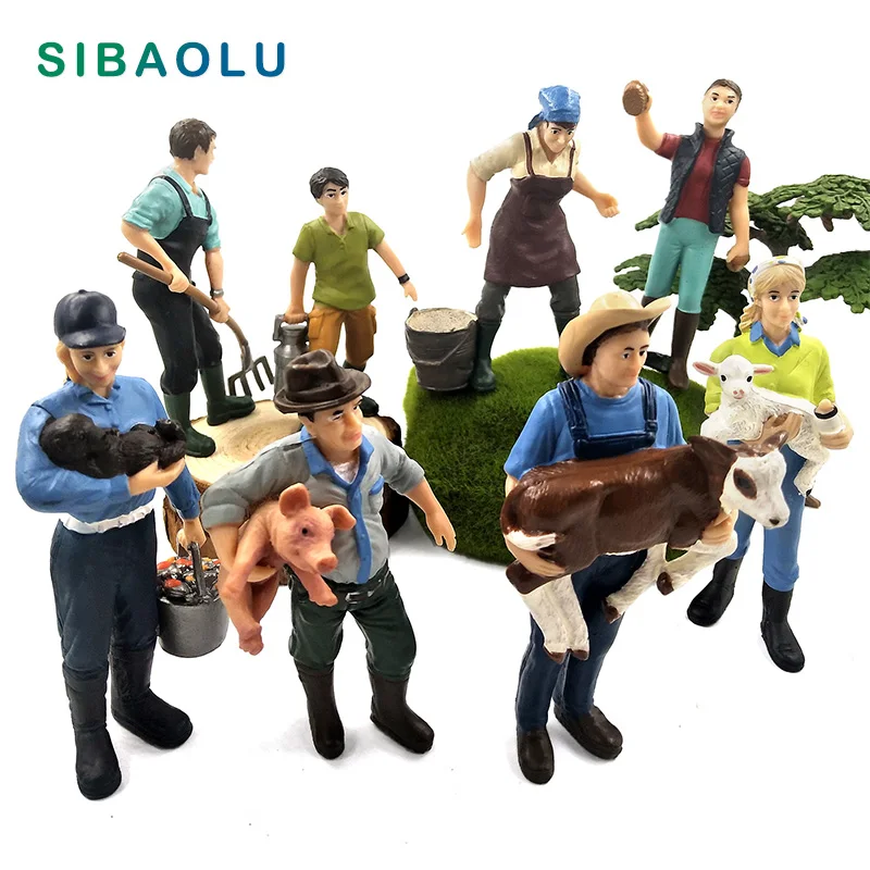 Имитационная Ферма для удержания собаки овцы свиньи фермеры модель фигурка