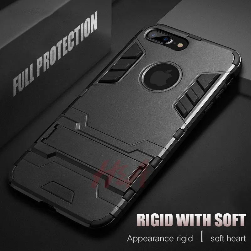 Чехол H& A для iPhone 8, 7, 6, 6S Plus, гибридный, противоударный, 3D, крутой, армированный, прочный, твердый чехол для iPhone X, 5 S, 5S, SE, чехол-подставка