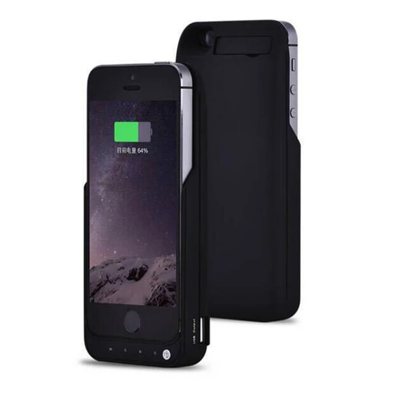 Портативный резервный чехол для внешнего аккумулятора 4200 мАч iPhone 5|Чехлы с