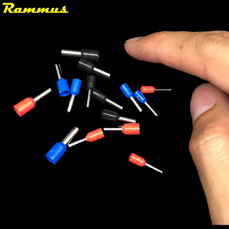 Rammus 22-12awg Провода Медь обжимной разъем Изолированный Шнур Булавки Конец Терминал