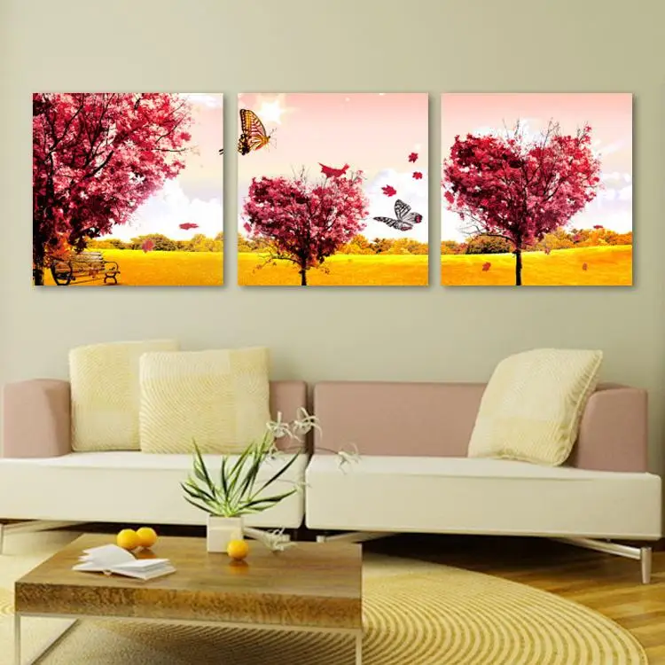 3 шт. хит продаж Современная картина маслом домашняя декоративная настенная