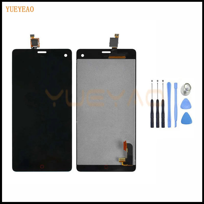 YUEYAO LCD Screen For ZTE Nubia Z7 Mini NX507J Display+Touch Digitizer Black Free Shipping | Мобильные телефоны и