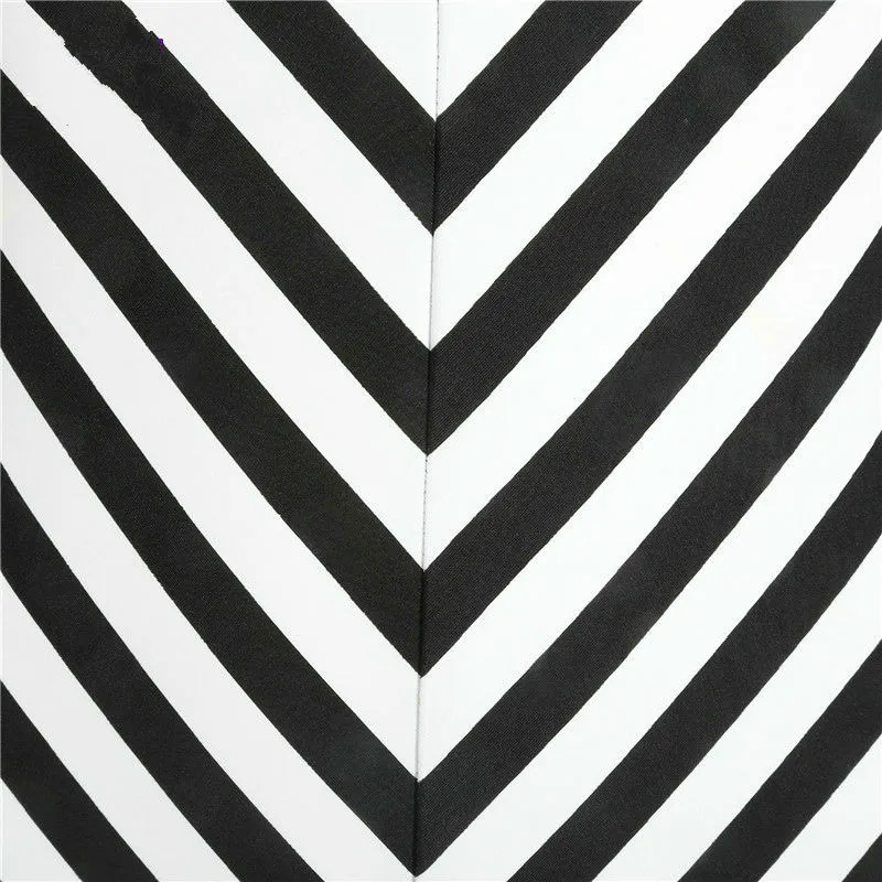 2019 NEW Girl's Woman Classic Retro Style One Pieces Swimwear Black&ampWhite Striped swimsuit High Quality Dispaly Real photos |