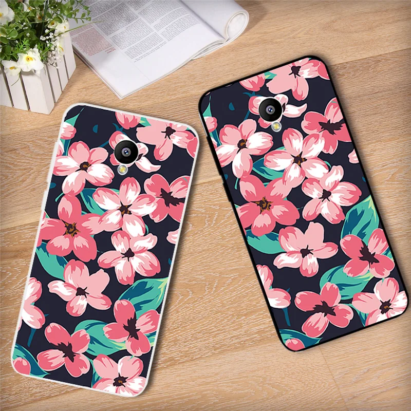 Cases For Meizu M2 Mini Luxury Black Matte Protection Shell 5.0 inch for Meilan / Soft TPU Rainbow Back Cover |