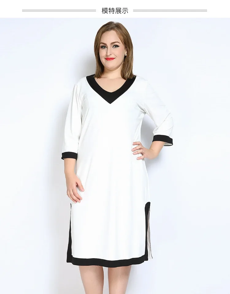 TUHAO, женское платье, большие размеры, 7XL, 6XL, 5XL, высокое качество, элегантное, офисное, женское платье, повседневное, OL, с разрезом, платья, весна-лето, вечерние, Vestidos RL