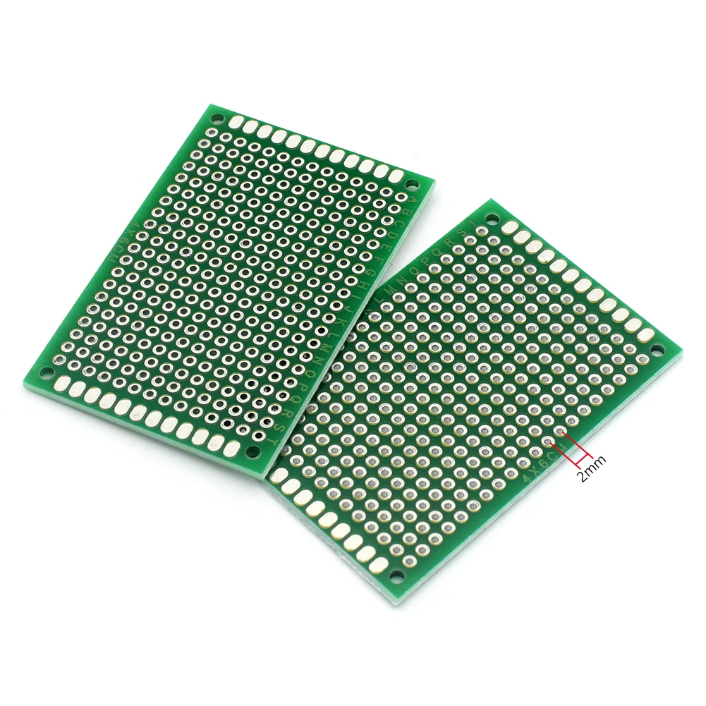 

40Pcs PCB Printed Circuit Board Proto Breadboard 8 Sizes Mix For DIY Projects