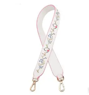 GUERNO 2017 plit leather strap for women handbags embroidery bohemian bag stripe easy matching girl shoulder belt DD001 | Багаж и сумки