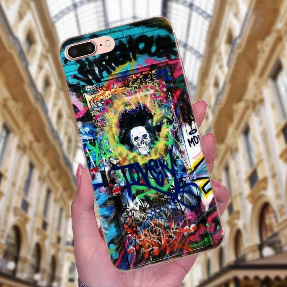 В памяти Basquiat Manson идеально подходит для Huawei P7 Honor 4C 5A 5C 5X 6 6C 6A 6X 7 7X 8 9 V8 V10 Y3II Y5II Y6II G8