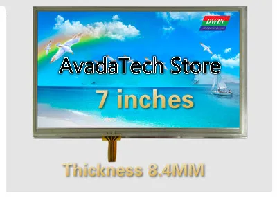 DMT80480C070_06W 7 дюймов последовательный порт экран Встроенный TFT ЖК дисплей