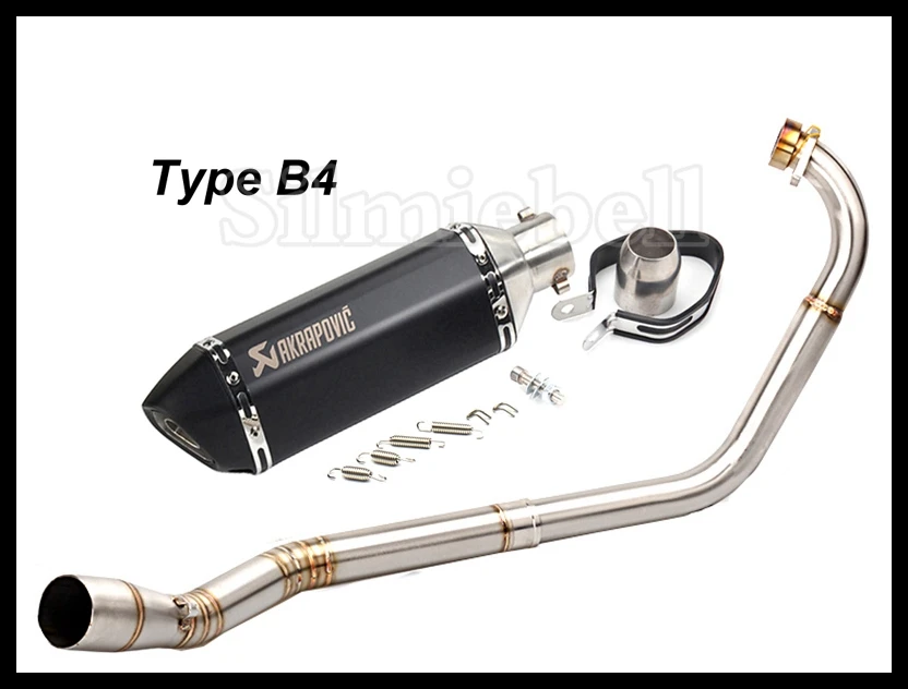YZF R15 Akrapovic мотоцикл глушитель без шнуровки Escape Moto полная система звеньев трубы