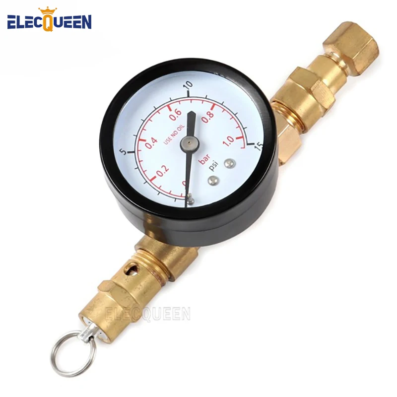 Манометр с клапаном 0 ~ 15psi клапан предохранительным для домашнего приготовления