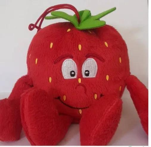 Mini strewberry Новые фрукты овощи мини черника мини Баклажан мини каррорт плюшевые игрушки - Цвет: Mini strewberry