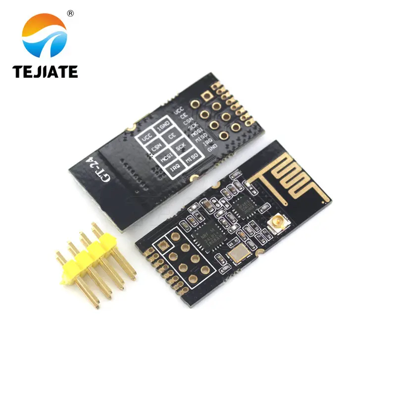 GT-24 SMD Digital Wireless Module 2.4G NRF24L01 PA LNA Industrial Grade 1100M Long Distance With Non-welding Pin | Электронные