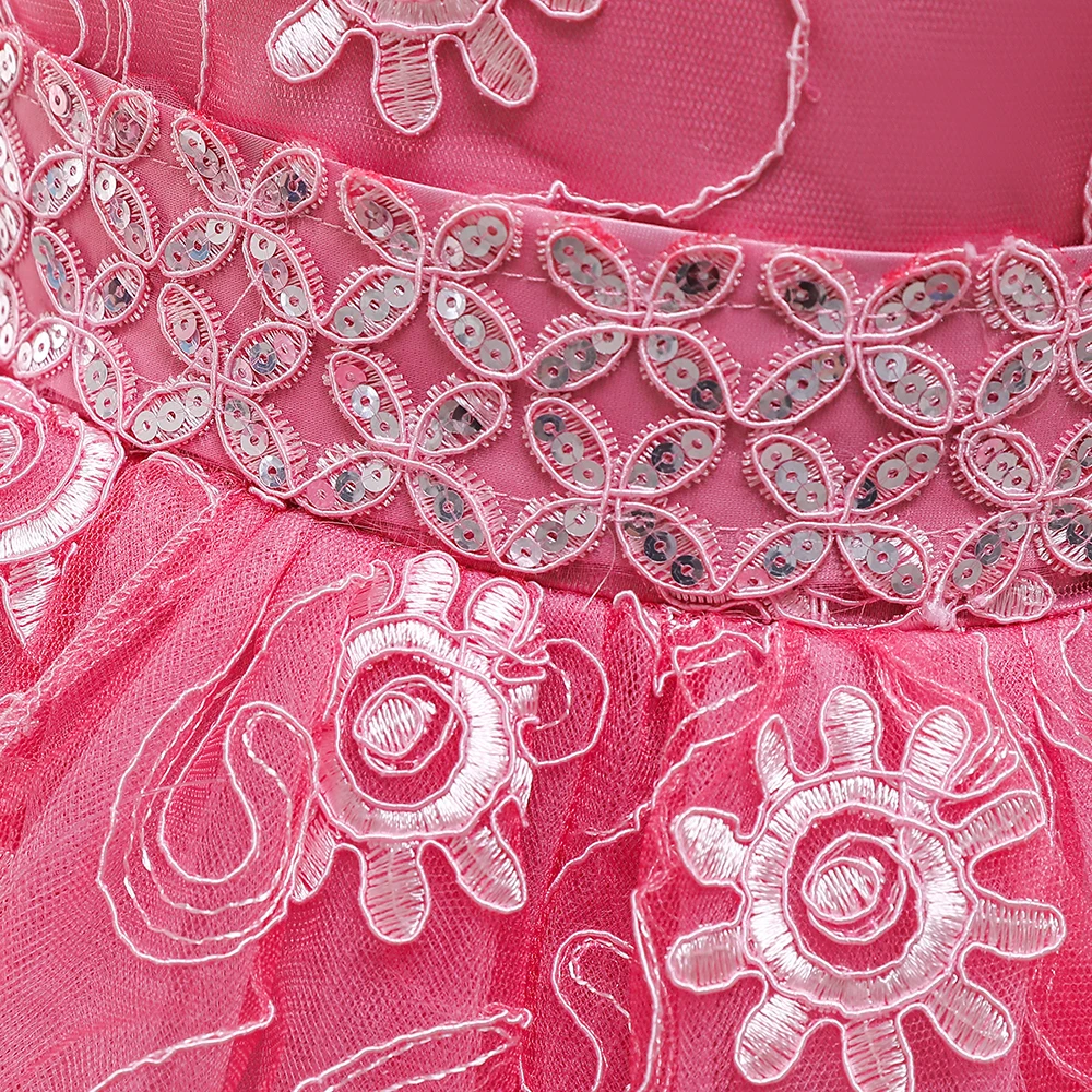 2019 Летние Детские платья для девочек свадебное платье элегантные принцессы