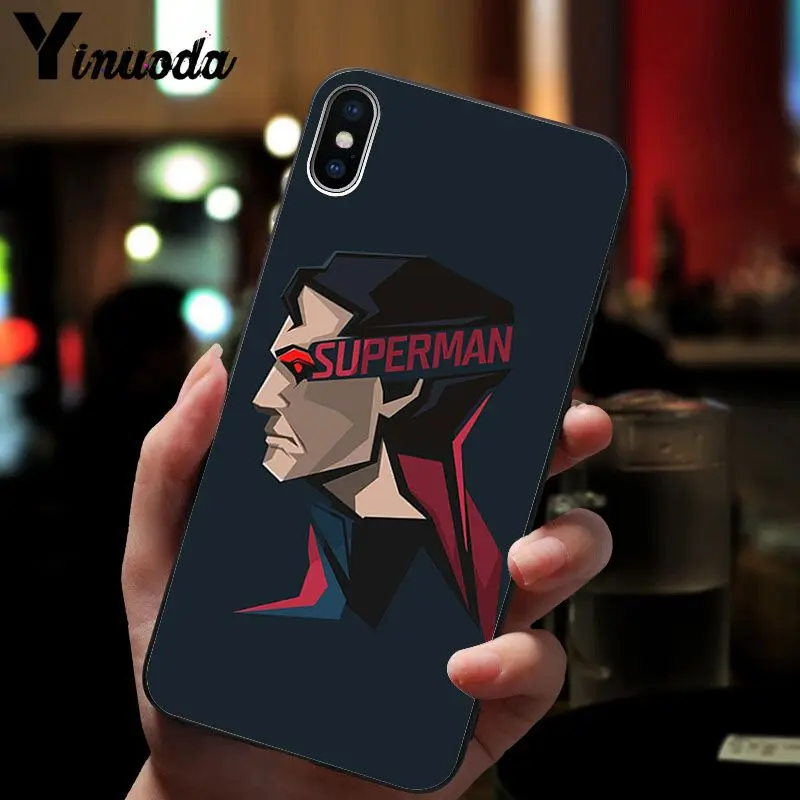 Чехол Yinuoda Marvel с изображением Человека паука Железного человека Бэтмена стильный