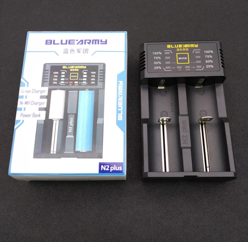 Новинка зарядное устройство N1 N2 Plus 18650 Li Ion для 14500 16340 26650 AAA AA Smart USB выход функция