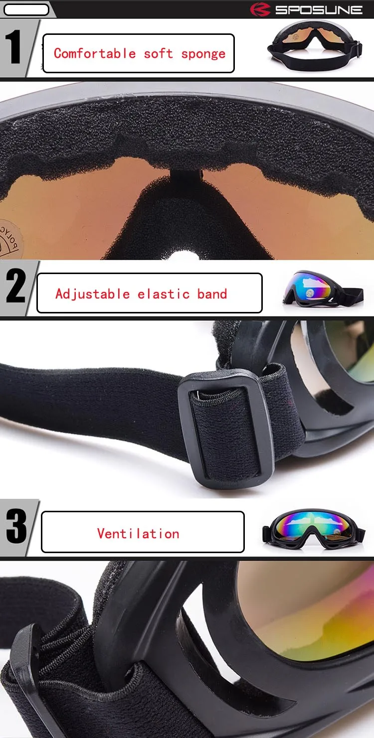 Outdoor protective goggles X400 cross-country ski goggles glasses goggles outdoor wind cycling goggles glasses helmet