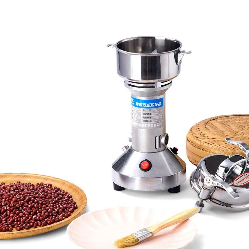Electric Grains Grinder Spices Herb Cereals Mill Coffee Crusher Dry Food Powder Machine High Speed 220V 650W 150g Portable |