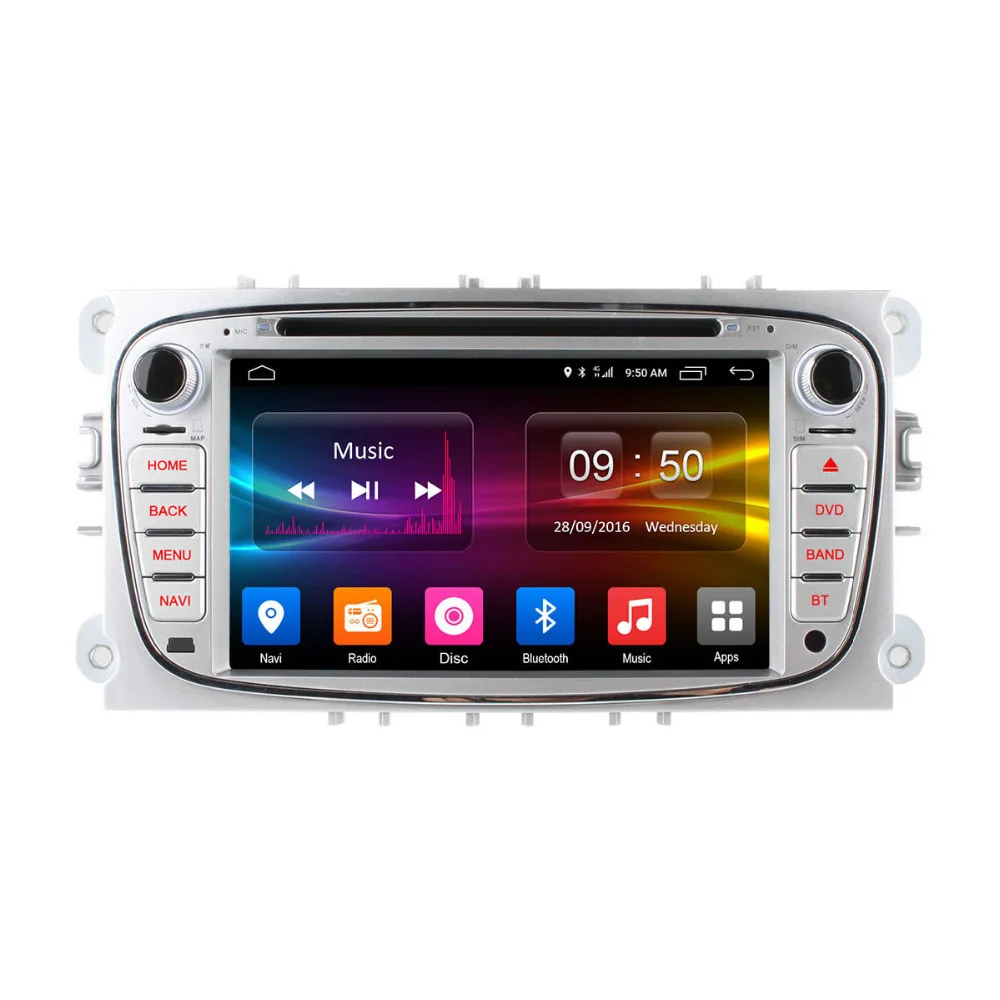 SKYSHADOW Quad Core Android 6.0 dvd плеер Автомобиля Для ФОКУСА 2008 MONDEO 2012 S MAX 2010 GPS WI FI Bluetooth Радио 2