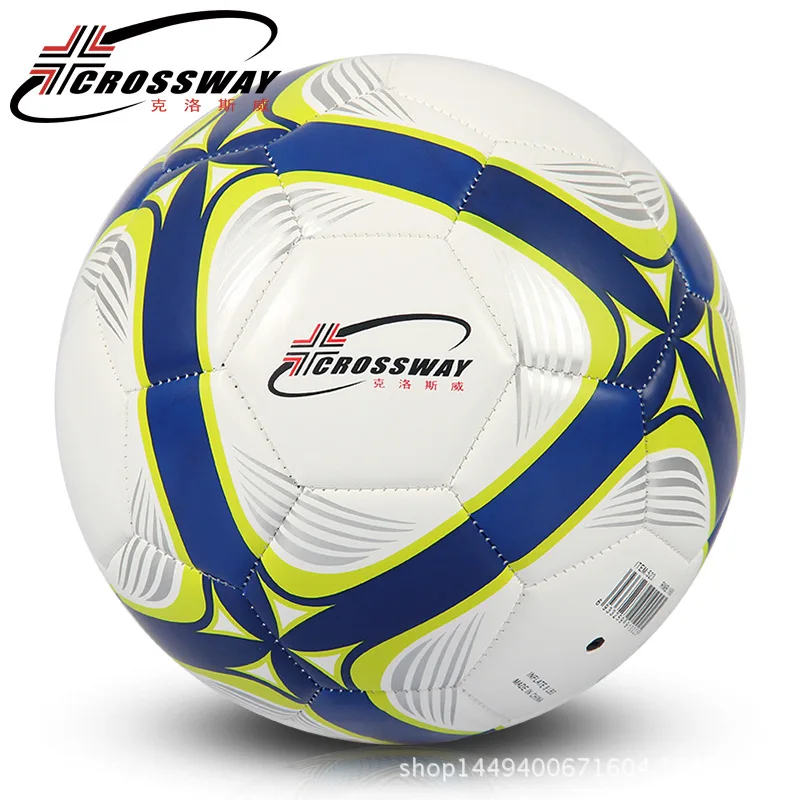 Soccer Ball 6 CROSSWAY бренд официальный размер 5 футбольный мяч PU гранулы противоскользящие футбольные тренировочные профессиональные футбольные мячи - Цвет: Soccer Ball 6