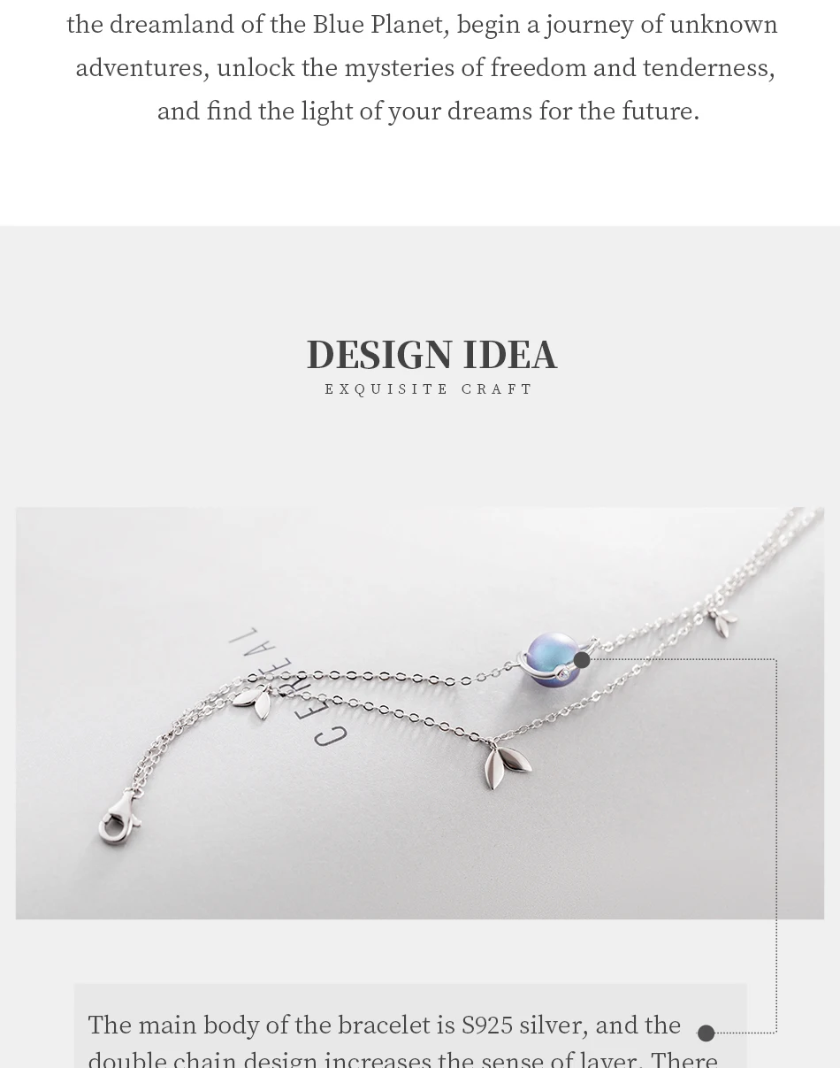 Thaya Midsummer Night's Dream Design' браслеты s925 Серебряный браслет женский фантазийный Стиль Элегантные Изысканные ювелирные изделия дружбы