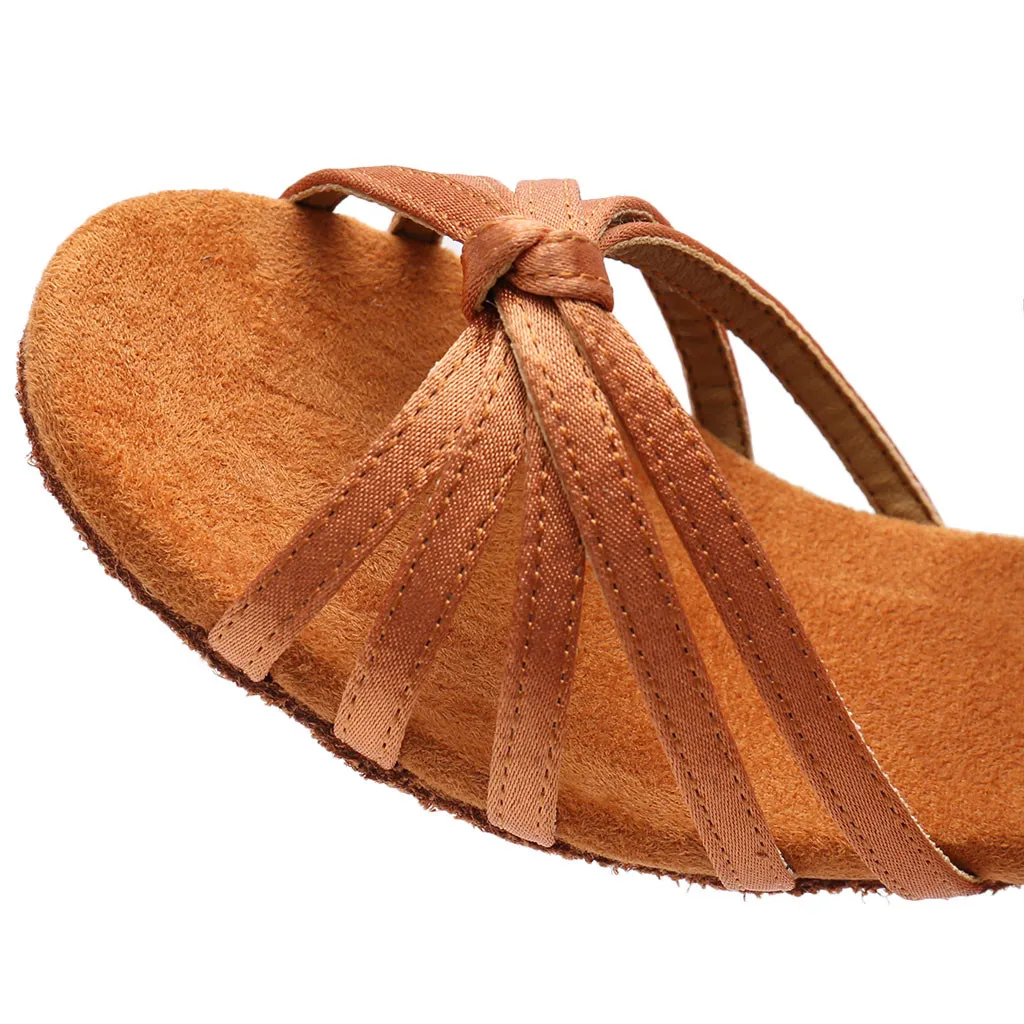 Absatzschuhe kinder для маленьких девочек; обувь принцессы для танцев, бальных танцев, танго, латинских танцев; сандалии для танцев; sandalia infantil