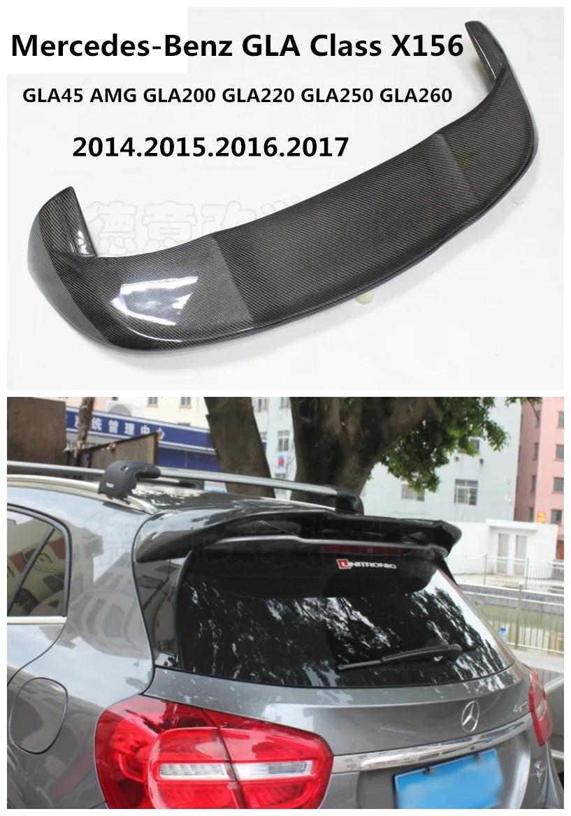 Спойлер из углеродного волокна для Mercedes Benz GLA Class X156 GLA45AMG GLA200 GLA220 GLA260 2014 2019