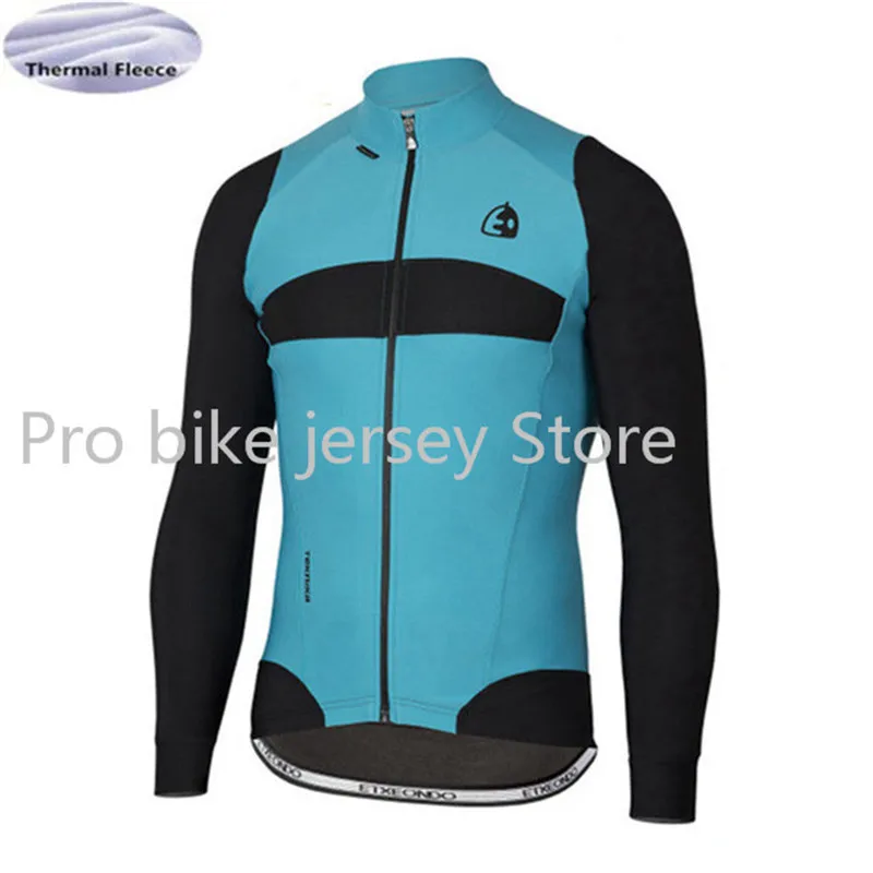Tops 15 Etxeondo Pro Team Зимняя велосипедная Джерси рубашка зимняя термо флисовая с длинным рукавом велосипедная одежда ropa ciclismo - Цвет: Tops 15