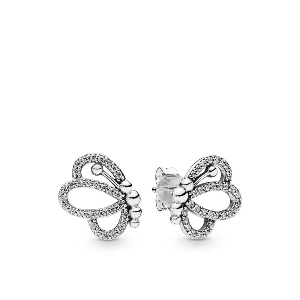 

9 Style Women Ear Studs Spiritual Feathers Dangle Princess Wish Crystal High Quality Earring For Women Wedding Jewelry