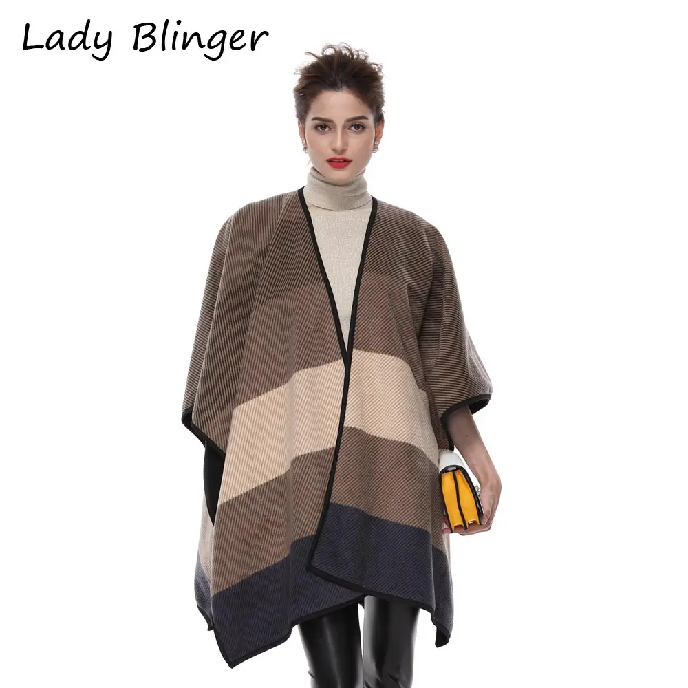 Lady blinger темно серого цвета коричневый широкий диапазон полосатая пеленка для