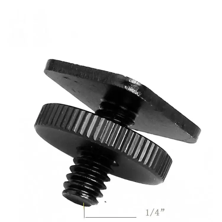

1/4" Tripod Mount Screw with one Layer to Flash Hot Shoe Adapter Holder Mount Photo Studio Accessories
