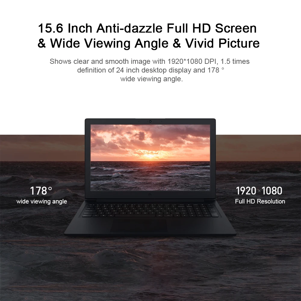 Xiaomi Mi ноутбук Ruby 15,6 ''Intel Core i5-8250U 4G DDR4 128GB SSD+ 1 ТБ HDD NVIDIA GeForce MX110 2G GDDR5 Air