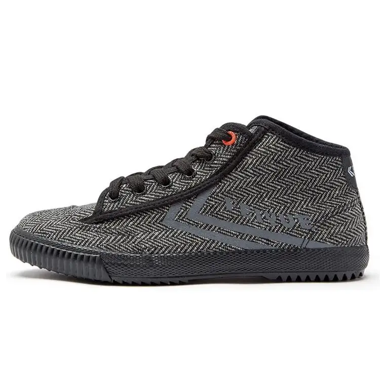 Feiyue/обувь; skfeiyue; Новинка; рыцарская обувь для боевых искусств; Серые кроссовки; обувь для кунг-фу; Вулканизированная парусиновая обувь для мужчин и женщин - Цвет: Black shoes