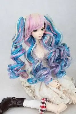 [Wamami] 97 # цветной длинный парик/2 * зажим 30 40 см для 1/4 MSD AOD DOD DZ BJD Dollfie 7 &quot 8&quot|bjd dollfie|msd